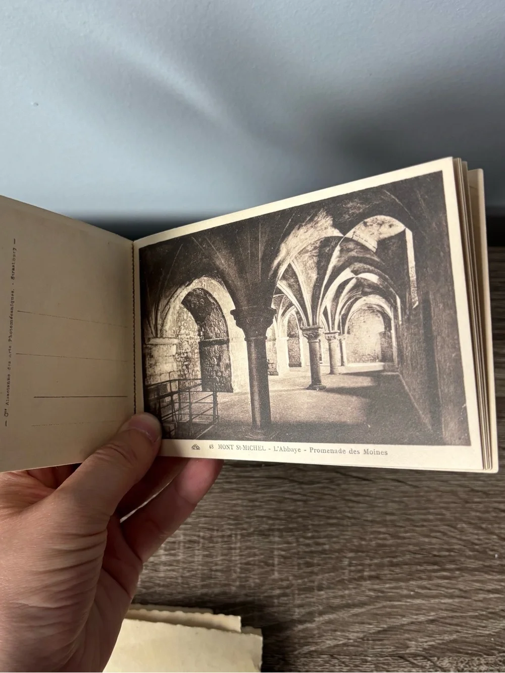 LOT Le Mont Saint Michel France Postcards vintage souvenir sepia